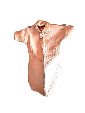 Vtg Baby Sleeping sack Matching Hat Quiltex Quilted Size 12 Months Pink